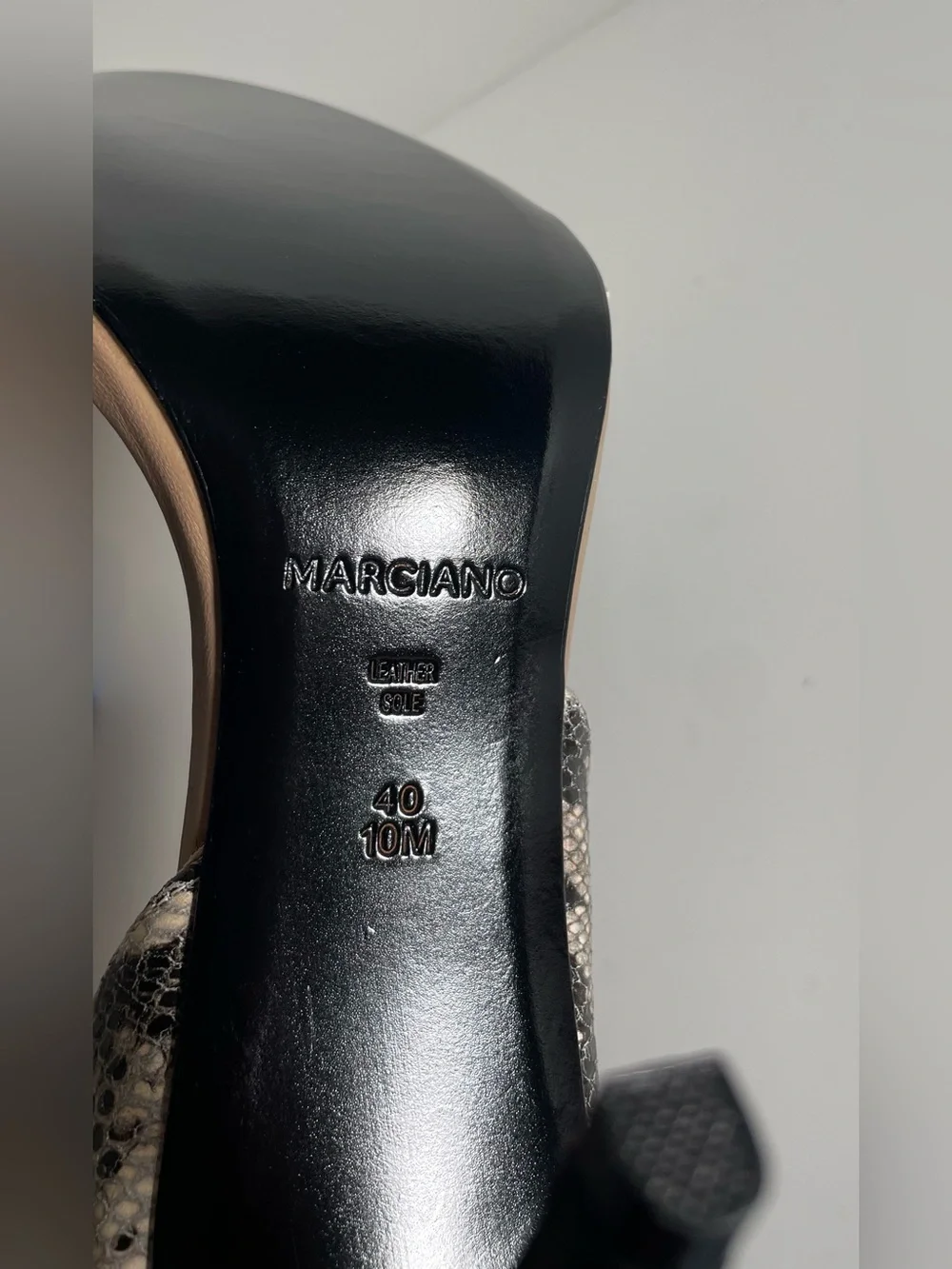 MARCIANO Leather Heels